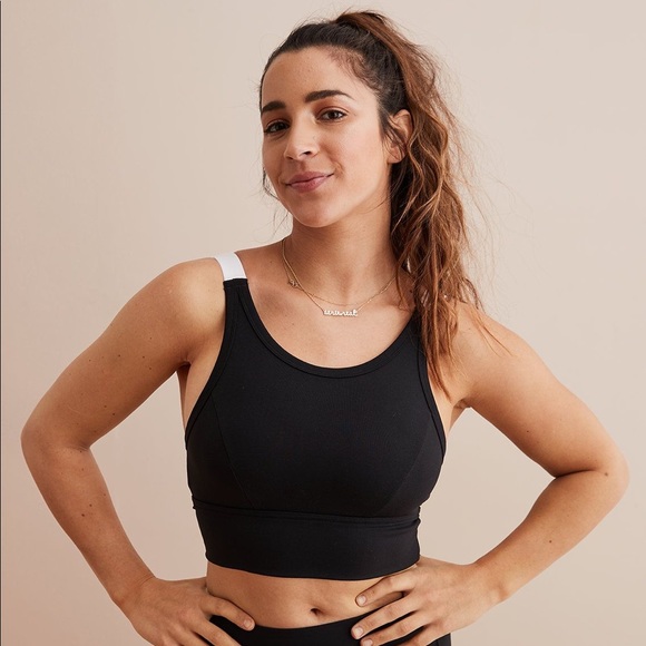 aerie Other - Aerie x Aly Raisman Black Sports Bra | XXL